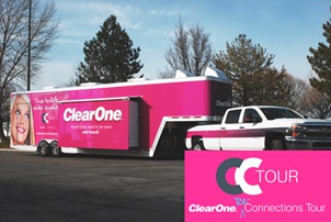 ClearOne’s 2021 Re-Connections Tour brings a 36-foot travelling trailer to partners’ and clients’ front door with all the latest ClearOne Audio and Visual solutions.